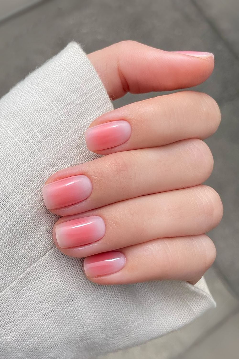 Rosy Pink Blush Nägel